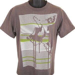 Vintage Metal Mulisha T Shirt Mens Size Medium Brown Supercross Motocross